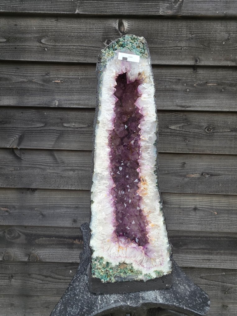XXL αμέθυστος γεώδης Amethyst - Ύψος: 53 cm - Πλάτος: 19 cm- 17.41 kg #1.0
