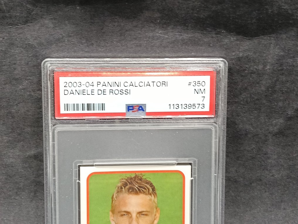 2003/04 Panini Calciatori Daniele De Rossi #350 ROOKIE - PSA 7 Graded sticker #2.1