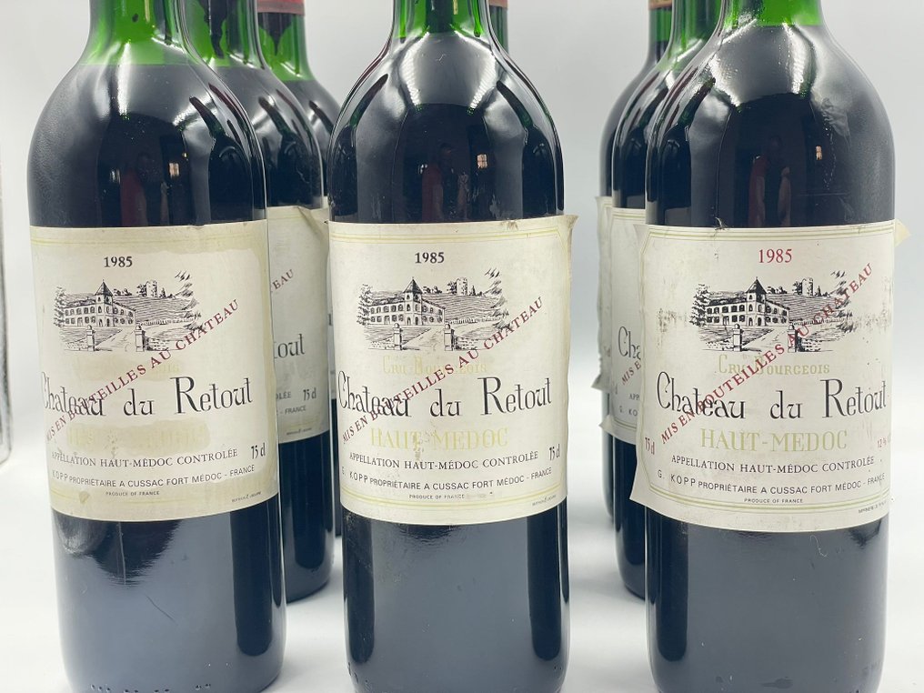 1985 Chateau du Retout - Haut-Médoc - 9 Φιάλη (0,75L) #2.1