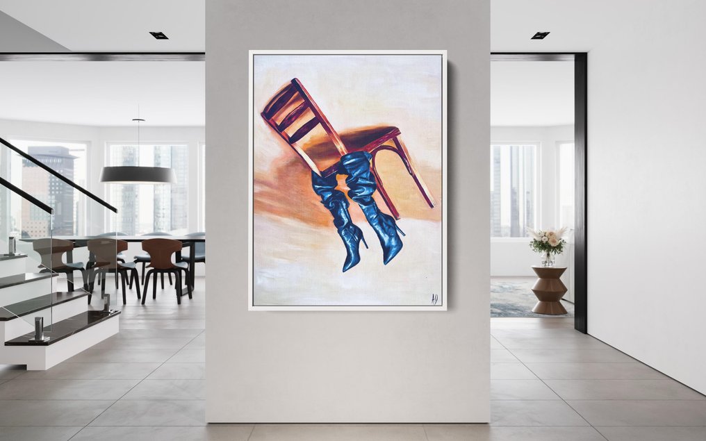 Anne Dias - (100% handpainted !) The Wrong Legs #2.1