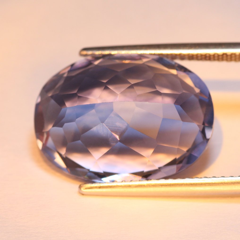 没有保留价 - 1 pcs 蓝色, 紫罗兰色 萤石 - 15.92 ct - 国际有色宝石协会(ICA GemLab) - AAA 全彩换色!!! #3.2