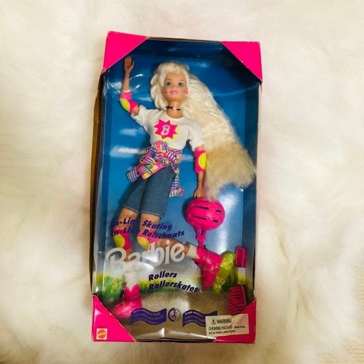 Mattel  - Barbie doll Barbie Doll “In-Line Skating / Rollerskater Barbie” — Mattel (1990s) — New in Box - 1990-2000 #1.0