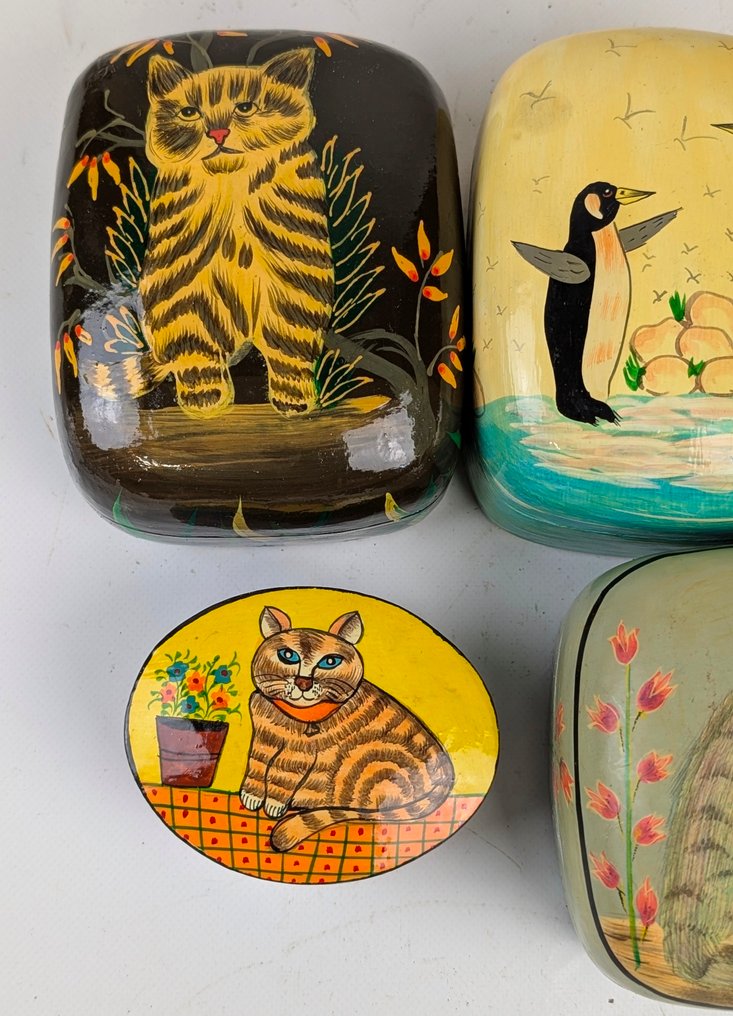 Κουτί κοσμημάτων (5) - κουτί καλλυντικών / κουτί κοσμημάτων - χαρτοπολτός - χειροποίητο #1.0