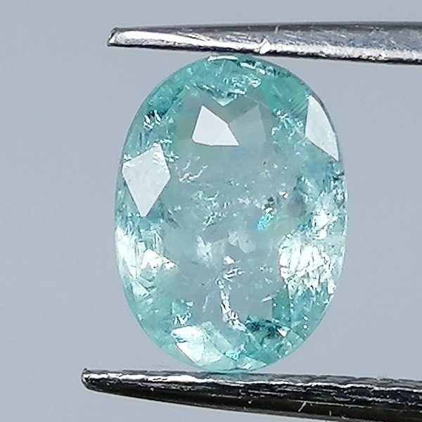 1 pcs Τουρμαλίνη paraiba - 0.63 ct - Instituto Gemólogico Español (IGE) #1.0