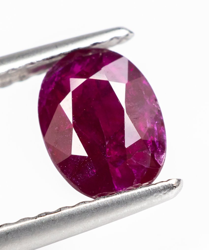 没有保留价 红宝石 - 1.15 ct - Bellerophon 宝石实验室 - 深红色(莫桑比克) #1.0