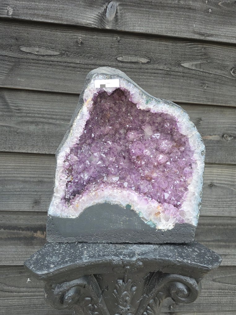 Geen minimumprijs - Grote amethistgeode Amethist - Hoogte: 32 cm - Breedte: 28 cm- 11.04 kg #1.0