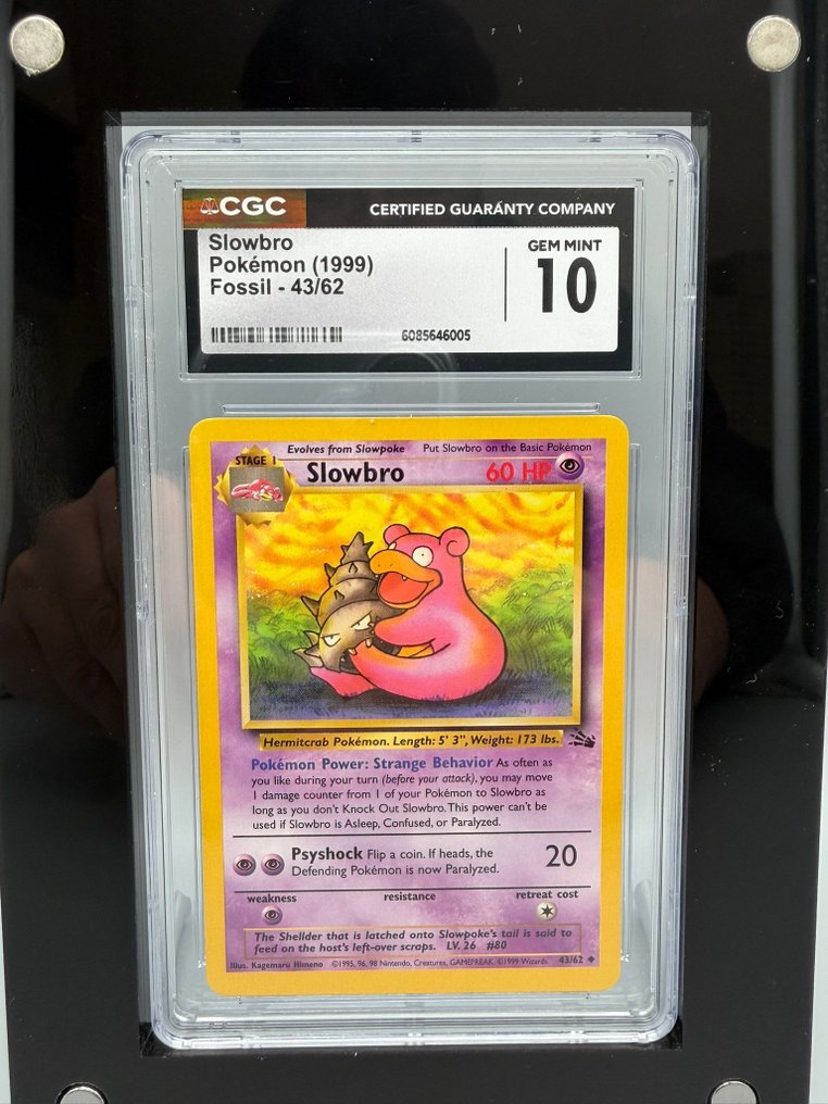Pokémon Graded card - Slowbro - CGC 10 - WOTC - Fossil #1.0