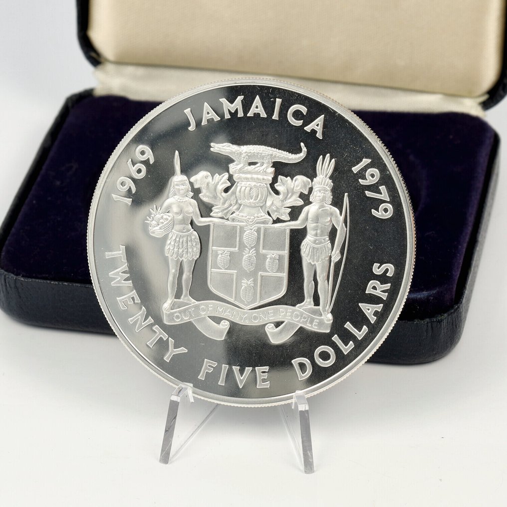 牙买加. 25 Dollars 1979 - "Prince Charles Coronation" #1.0