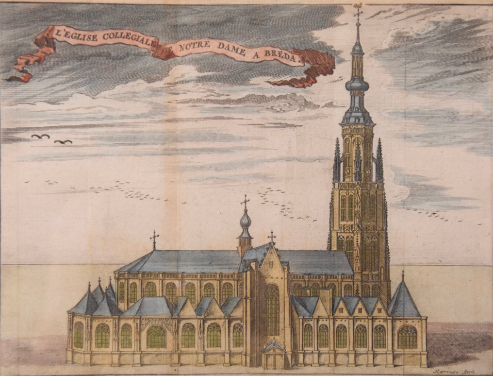 Netherlands - Breda; Harrewijn - L'Eglise collegiale de Notre Dame a Breda - 1681-1700 #1.0