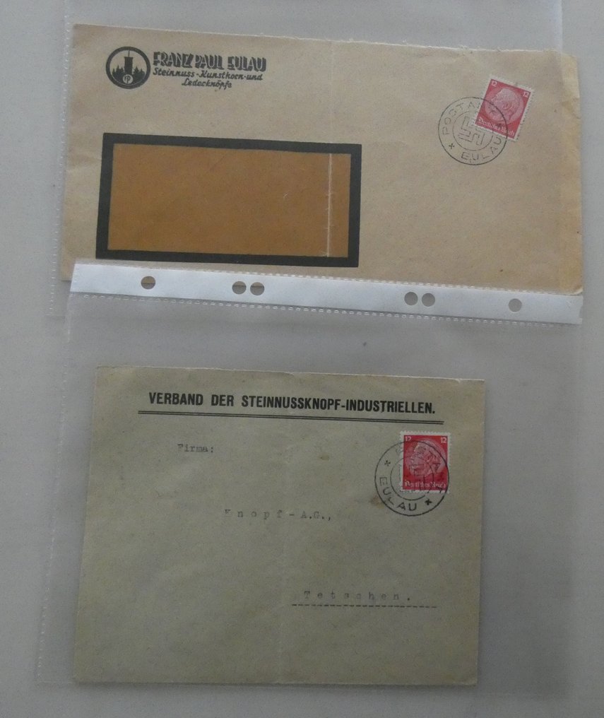 German Empire 1938 - Post items mostly with special cancellation. - Deutsches Reich - Sudetenland #4.3