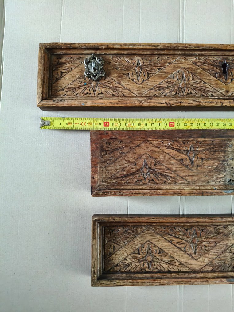 Διακοσμητικό στολίδι (2) - Γαλλία - Σετ πάνελ από ξύλο Eiken #1.0