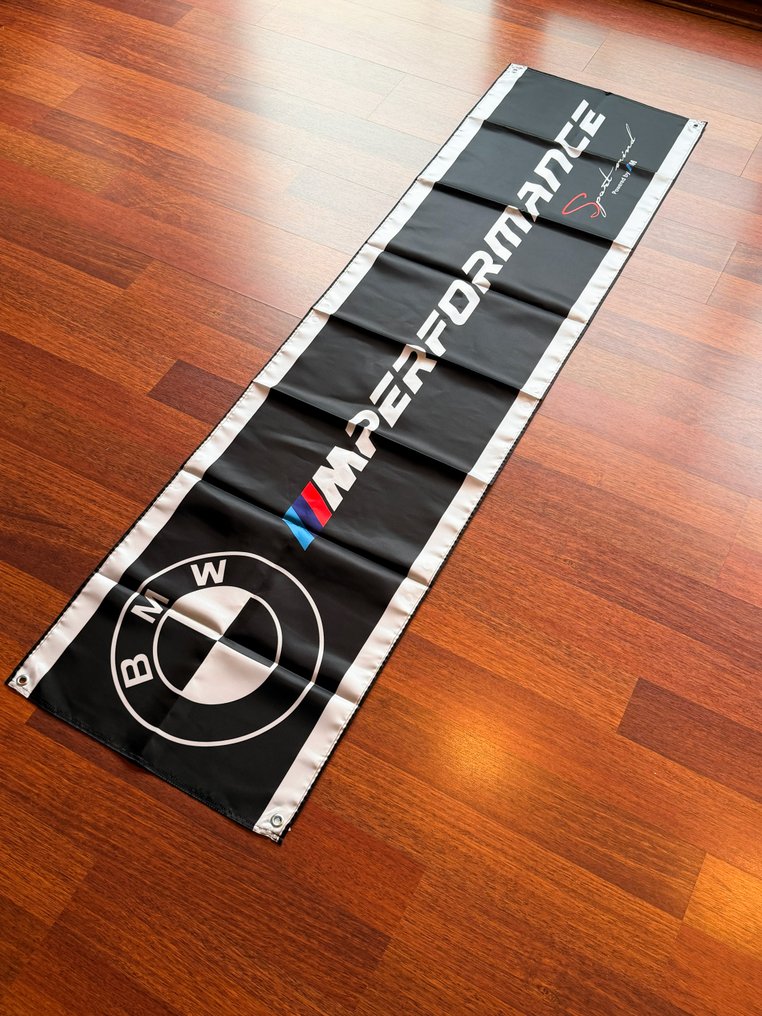 Drapeau - BMW - M Performance Signature – Racing Banner – 180 × 45 cm #1.0