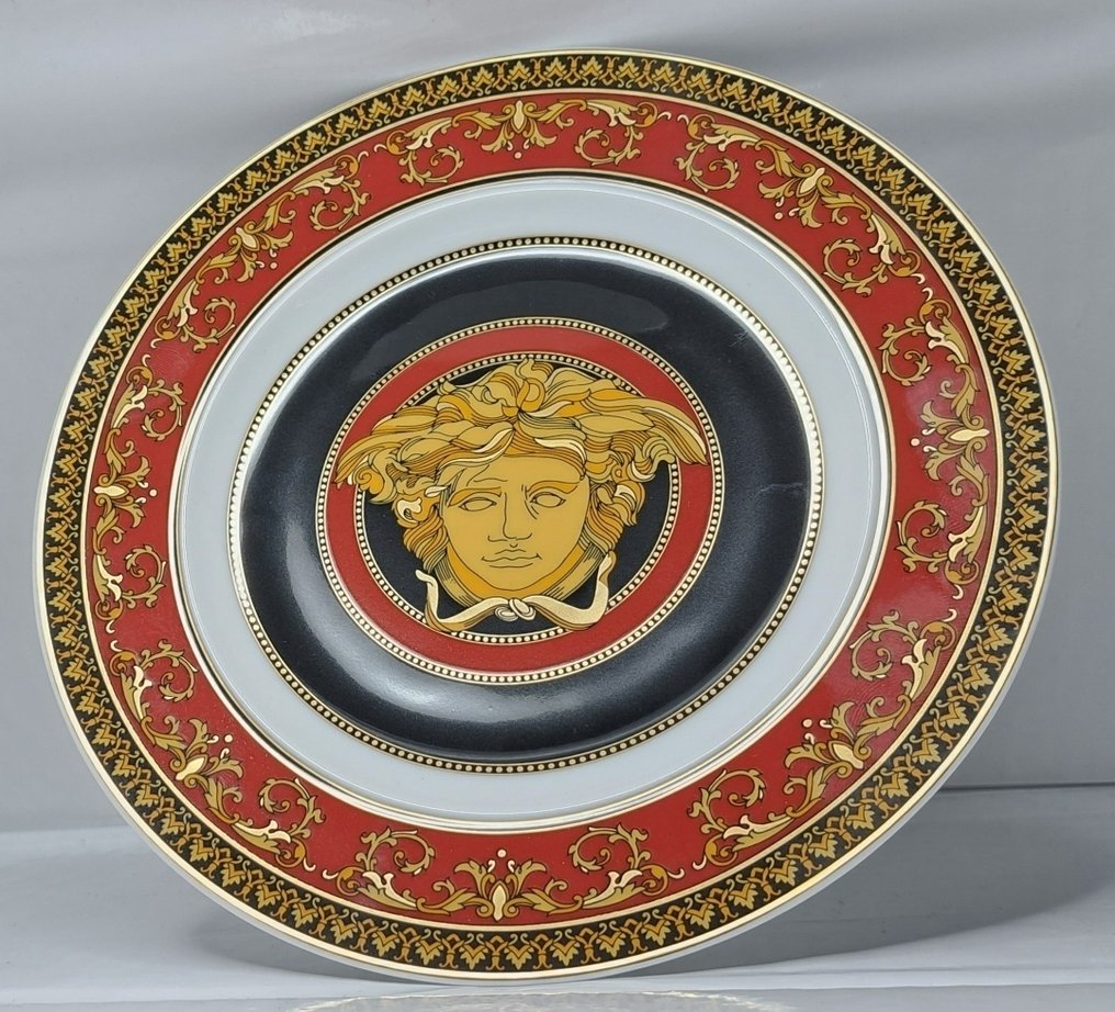 Rosenthal - Gianni Versace - Wall plate - ☆Medusa Mythos ☆ 18cm 1993 - Hartporzellan - Control number 74 / 27 #1.0