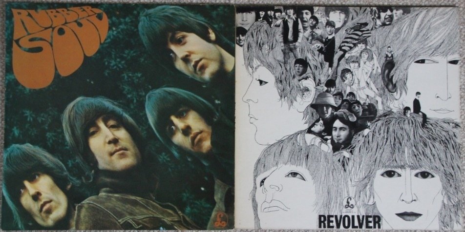 The Beatles - Rubber Soul / Revolver - Multiple titles - LP Albums (multiple items) - Stereo - 1977 #1.0
