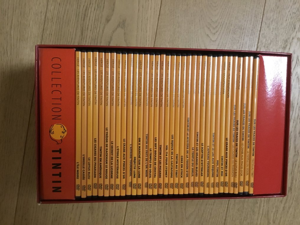 Tintin - Moulinsart - Collection complète de 34 DVD et 34 livres des aventures de Tintin #1.0