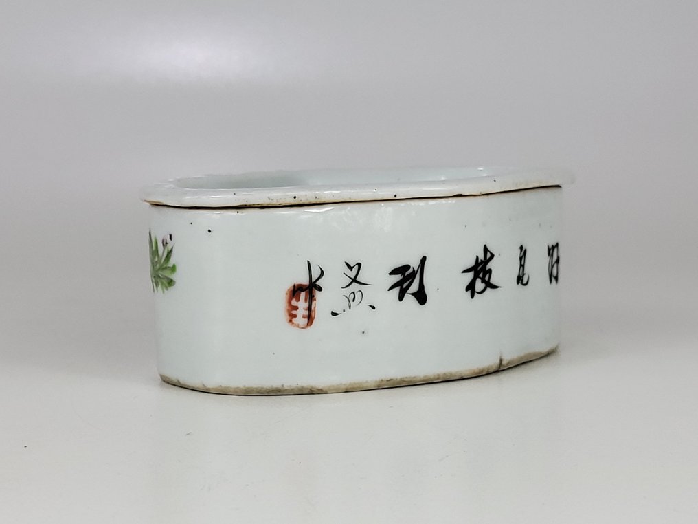 Box - Porcelain - Bird and Flower Box #3.2
