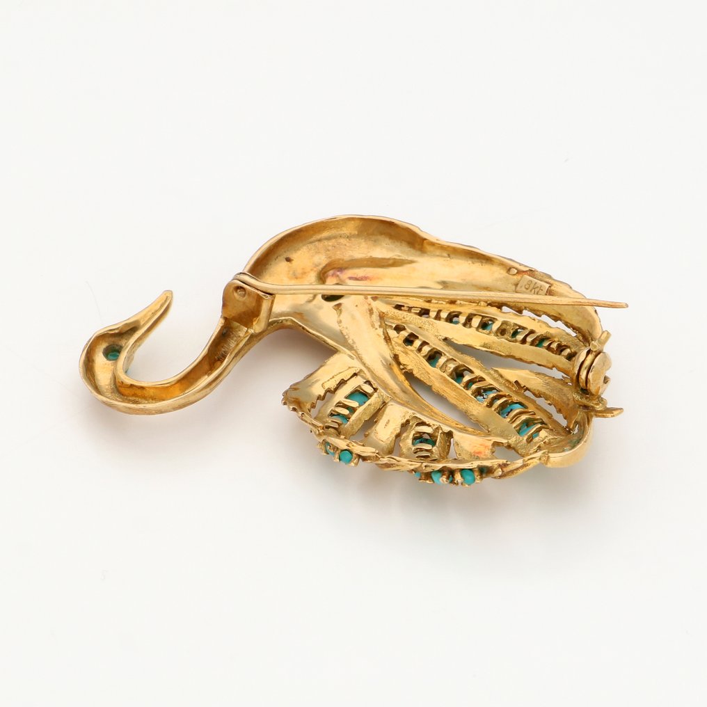 胸针 - 18K包金 黄金 #3.2