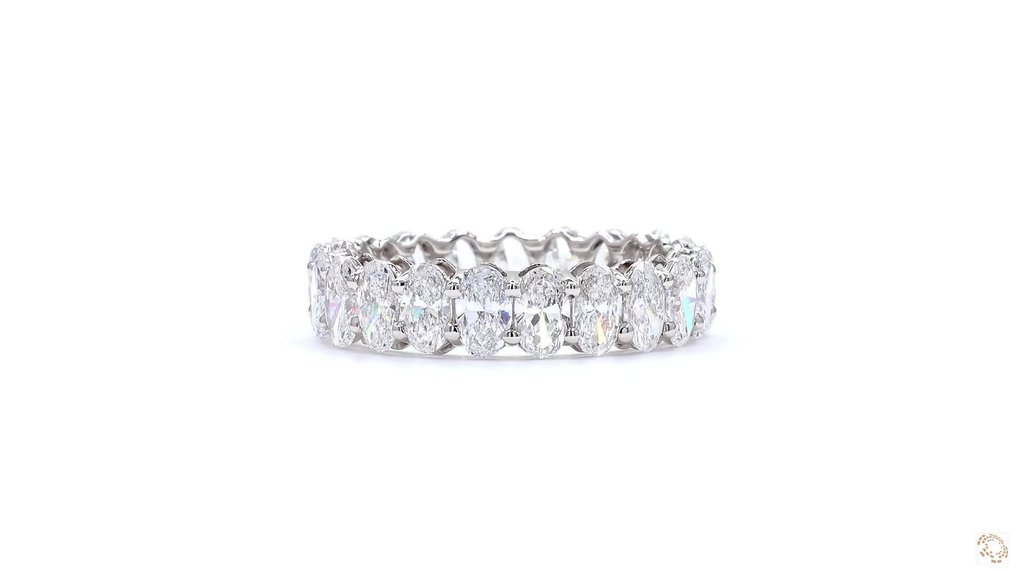 Nincs minimálár - Gyűrű Platina - 4.33ct. tw. Gyémánt (Laboratóriumban előállított) #4.3