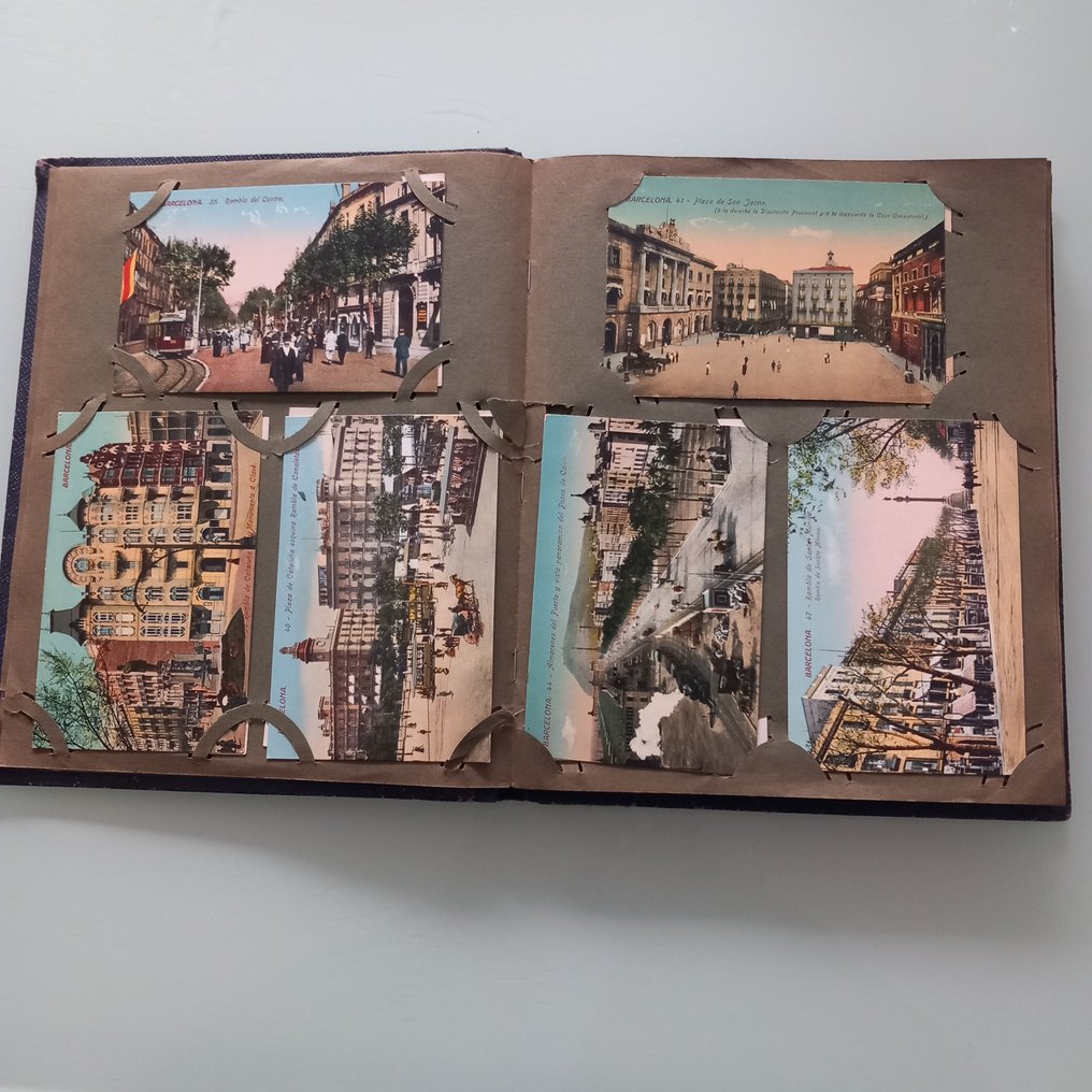 西班牙 - 城市和景观 - 巴塞罗那 - 明信片相册 (102) - 1900-1960 #4.3