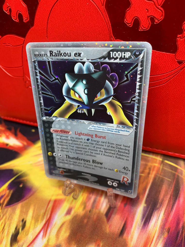 Pokémon - 1 Card - Raikou #108 密稀 - EX - EX Team Rocket Returns #1.0
