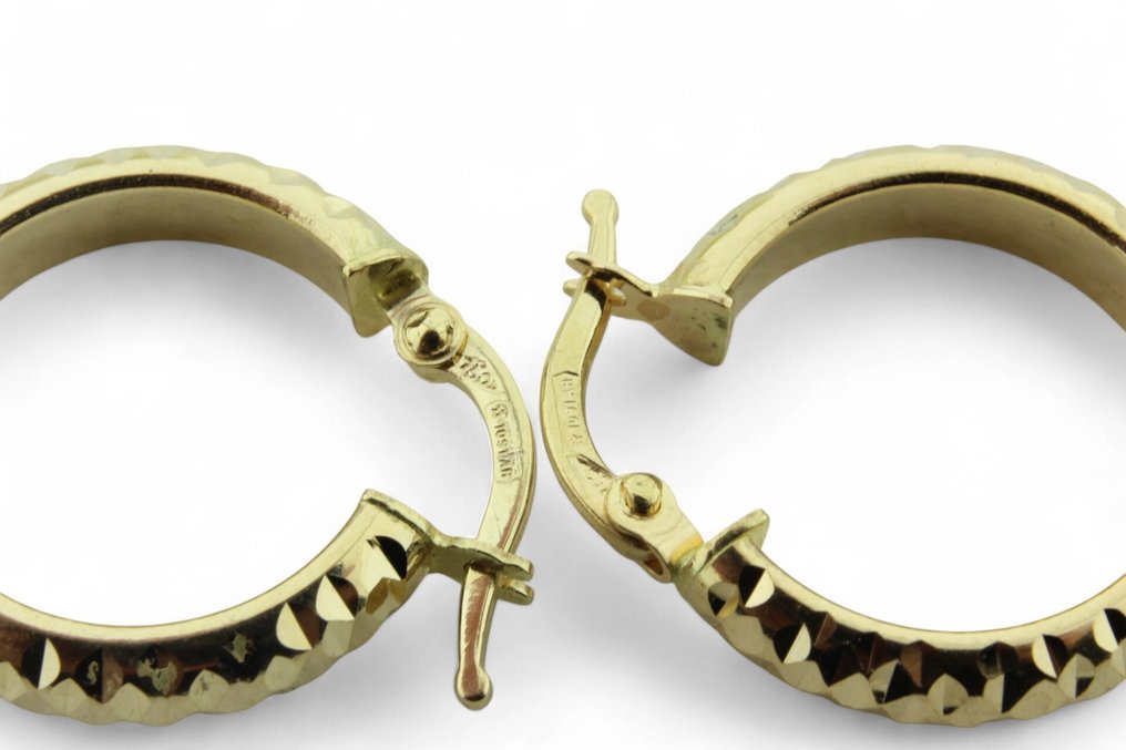 耳環 - 18 克拉 黃金 #2.1