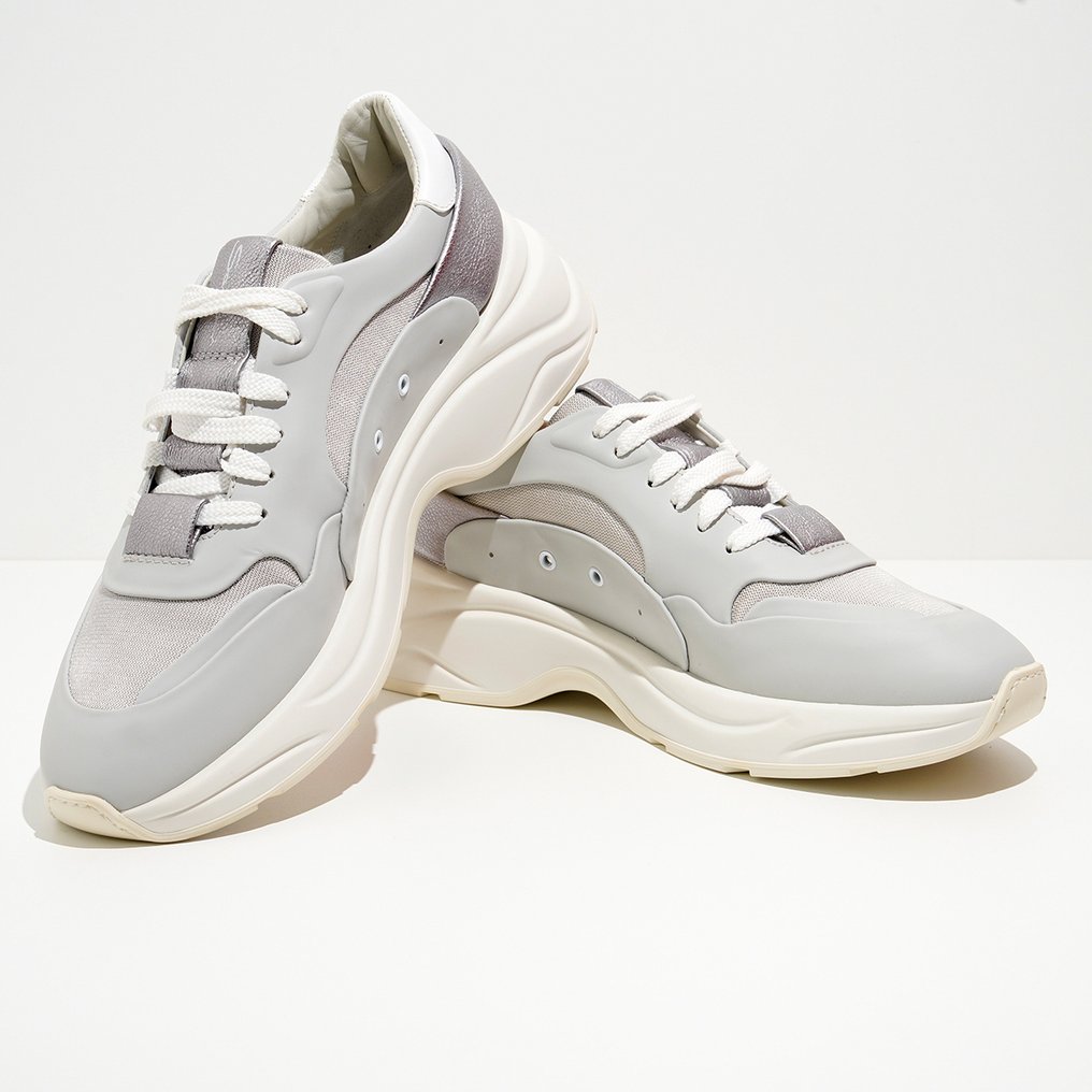 Santoni - Sneaker Grigio Chunky - Sneakers - Size: EU 40 - New with tags #3.2