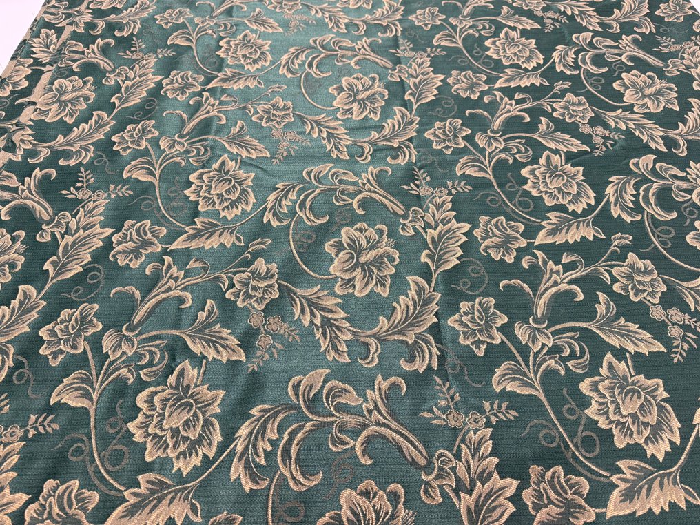 Imperial Bloom on Victorian Green - Upholstery fabric - 2.7 m - 2.8 m #4.3