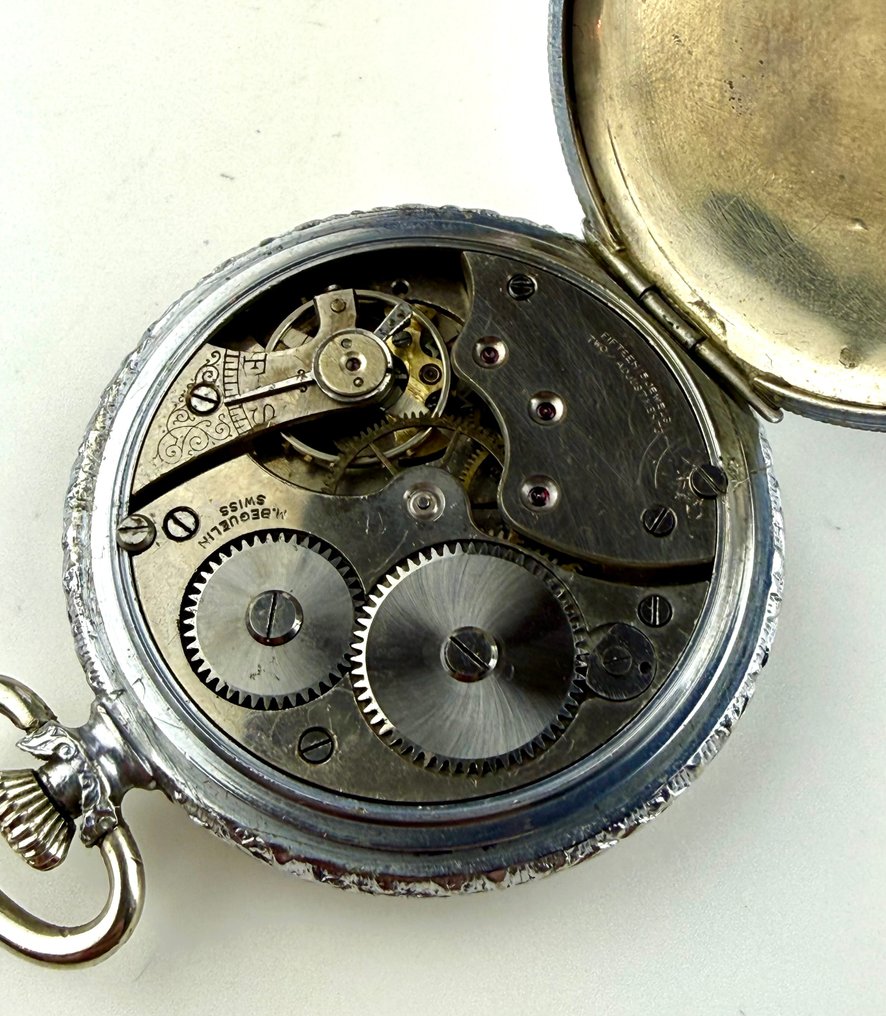 Swiss made - Antique erotic pocket watch with moving automaton - 1900-1949 #3.2