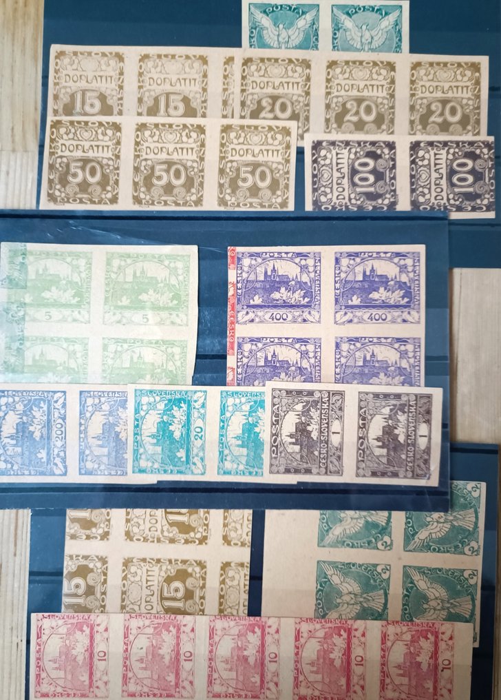 Czechoslovakia 1918/1918 - Hradcany printing test #1.0