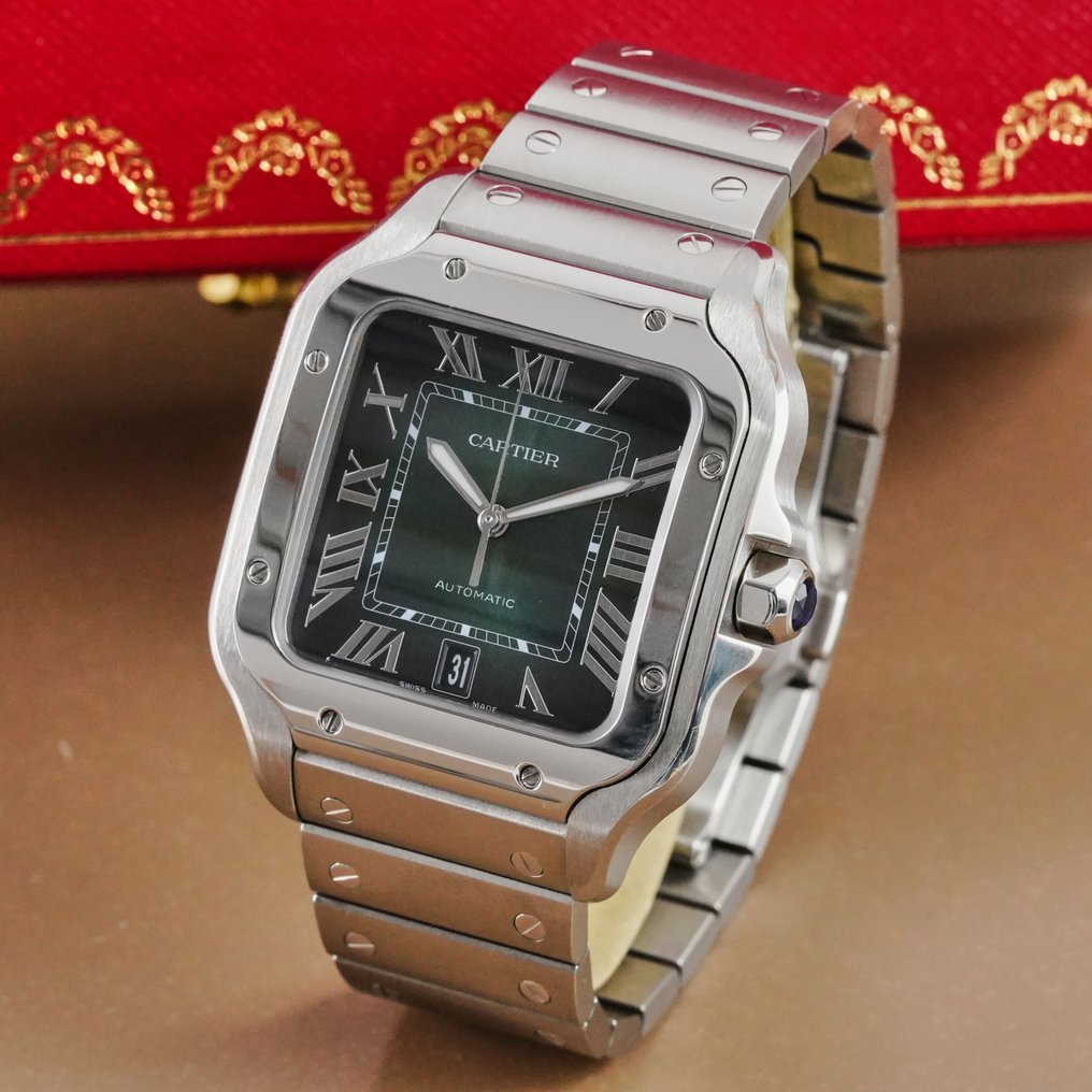 Cartier - Santos Green Dial - WSSA0062 - Άνδρες - 2020+ #1.0
