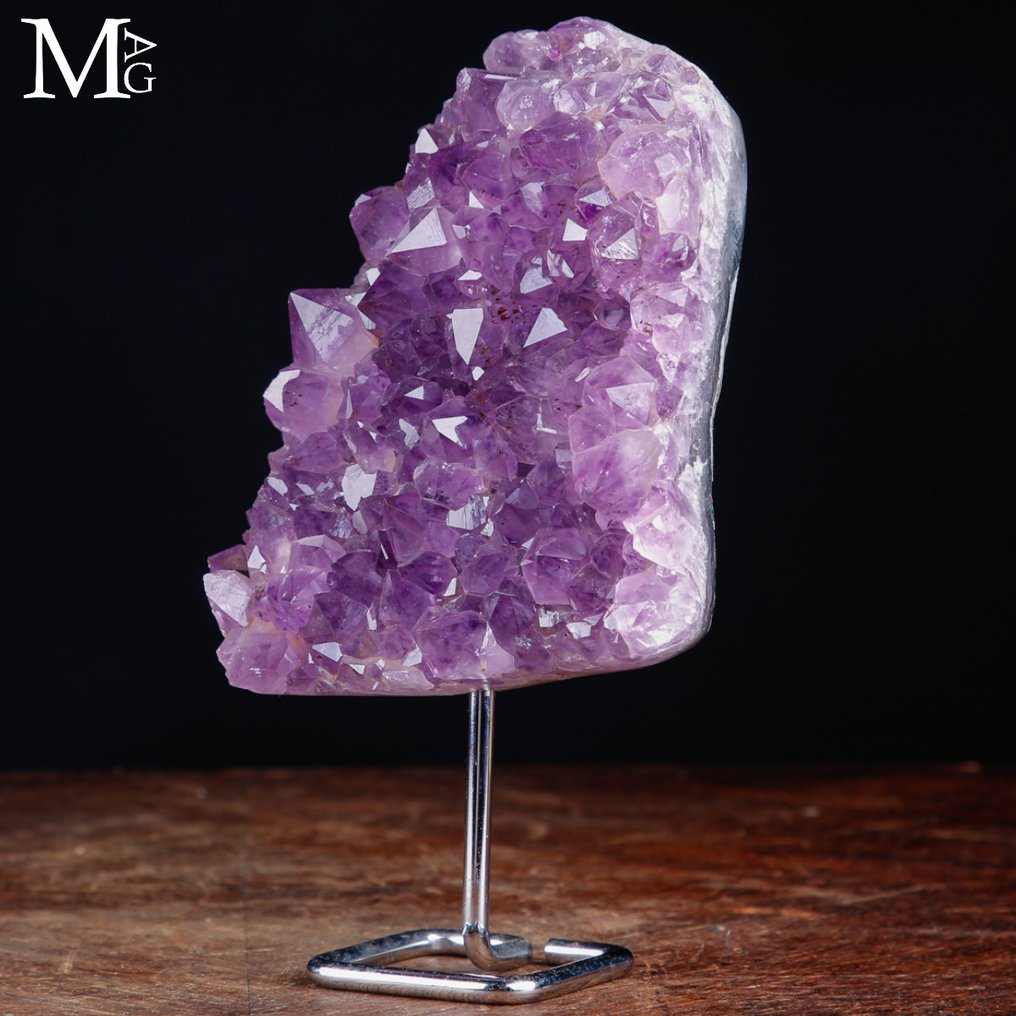 Wonderful Amethyst Druzy - Natural Deep Purple Color - Extra Quality Specimen - Height: 215 mm - Width: 115 mm- 1434 g #3.2