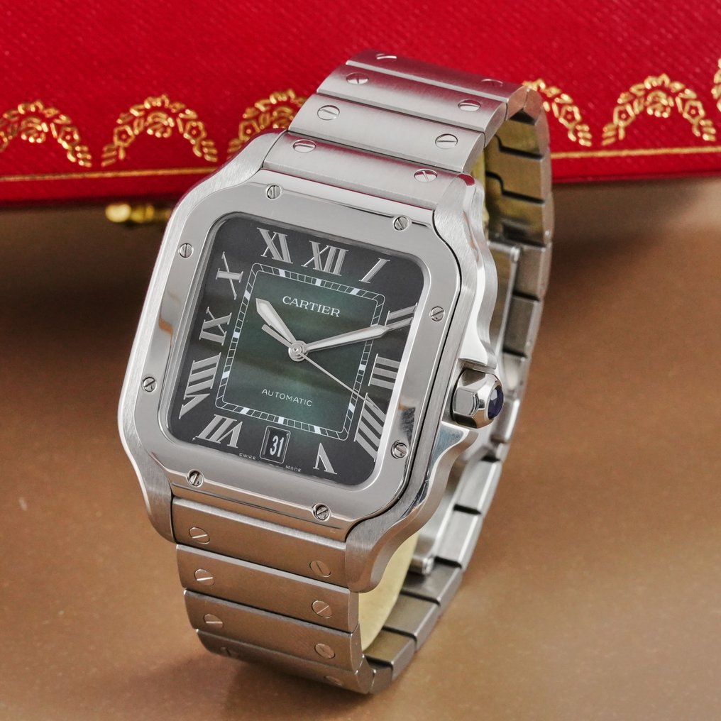 Cartier - Santos Green Dial - WSSA0062 - Άνδρες - 2020+ #2.1