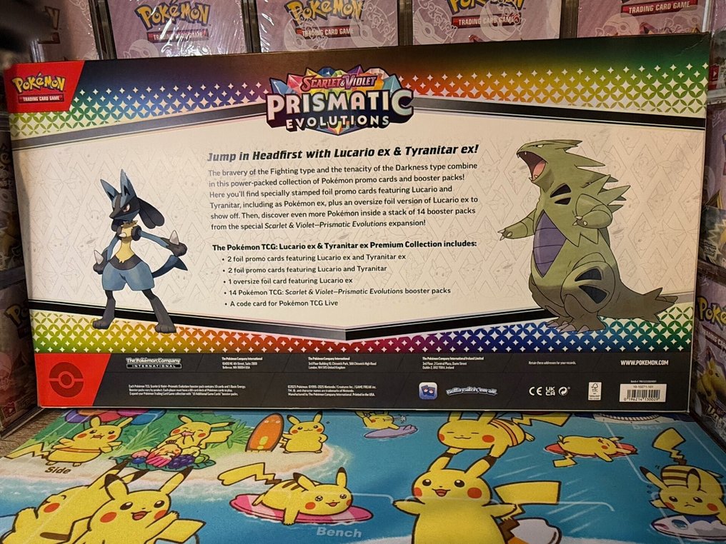 Pokémon - 1 Box - Lucario ex & Tyranitar ex Premium Collection - Scarlet & Violet #1.0