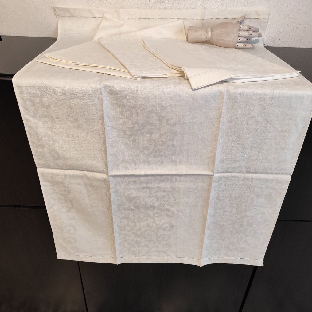 Set 4 Asciugamano - Fiandra di Lino - No Reserve Price - Asciugamano (4) - 110 cm - 68 cm #3.2