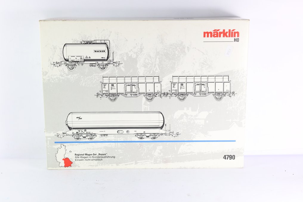 Märklin H0 - 4790 - Model train freight wagon set (1) - set Regional trains "Bayern" - DB #1.0