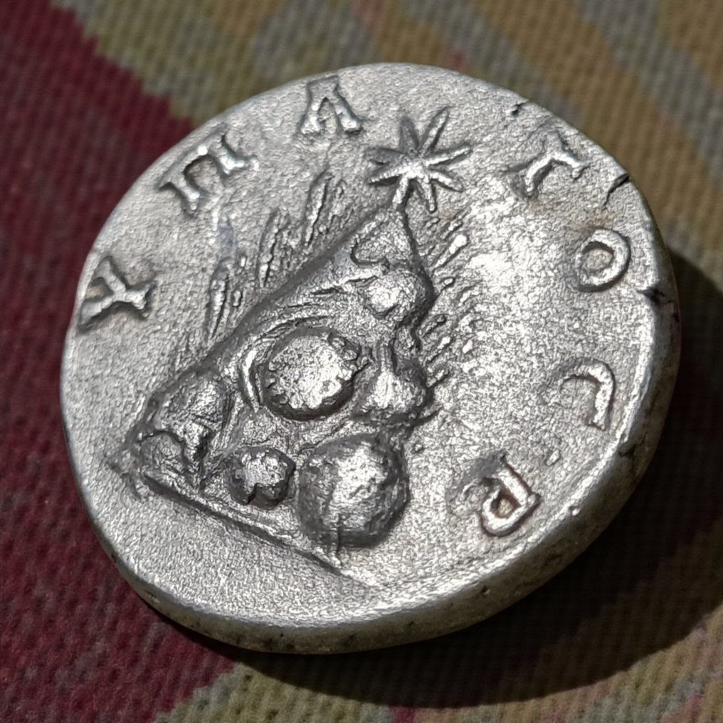 Impero Romano (provinciale). Lucio Vero (161-169 d.C.). Didrachm Cappadocia, Caesarea #3.2