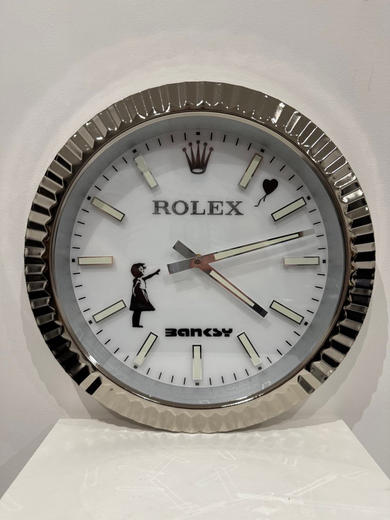 Art'Pej - Horloge XL Rolex Feat Banksy #1.0