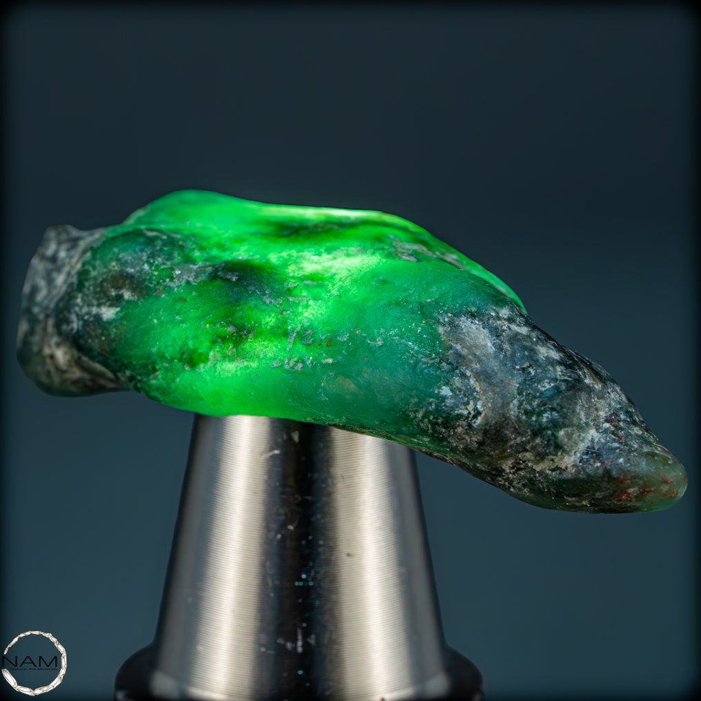 Cristal brut d'émeraude naturel. avec une intensité de couleur exceptionnelle - 48,25 ct- 9.65 g #1.0