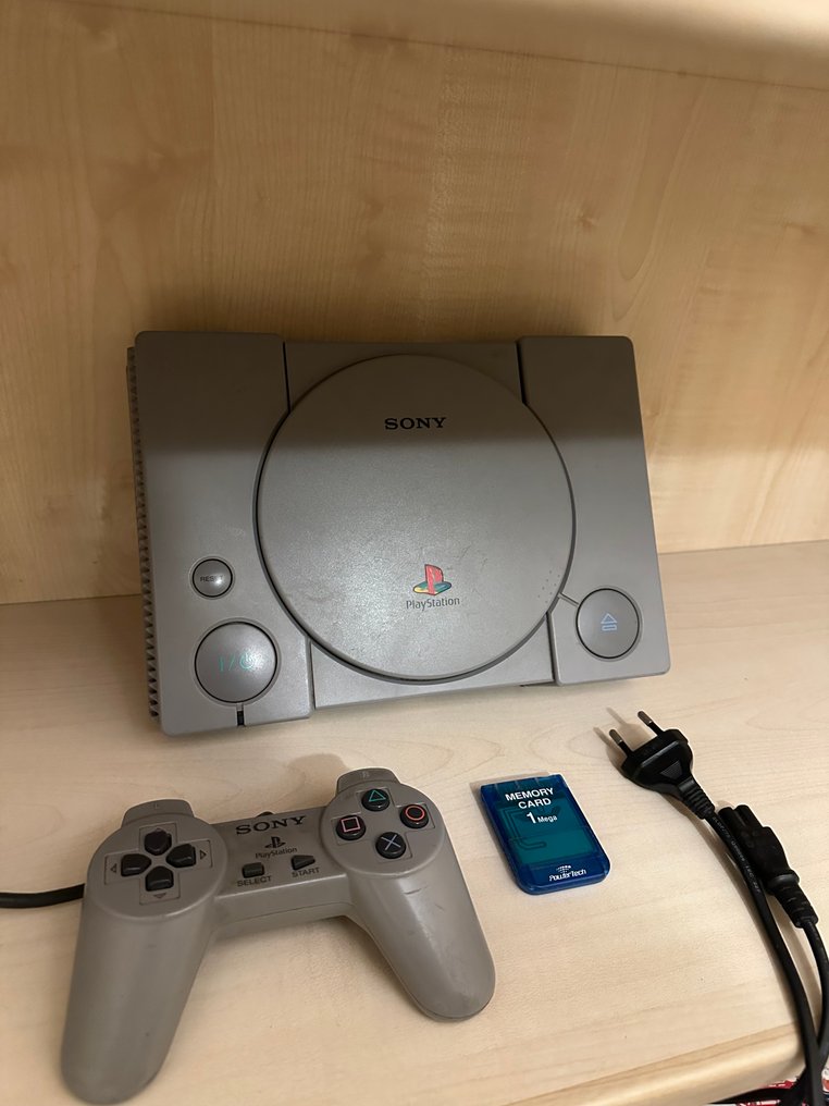 Sony - Playstation 1 (PS1) - Original Used Console – Complete with 1MB Memory Card, Controller - Videospilkonsol #1.0