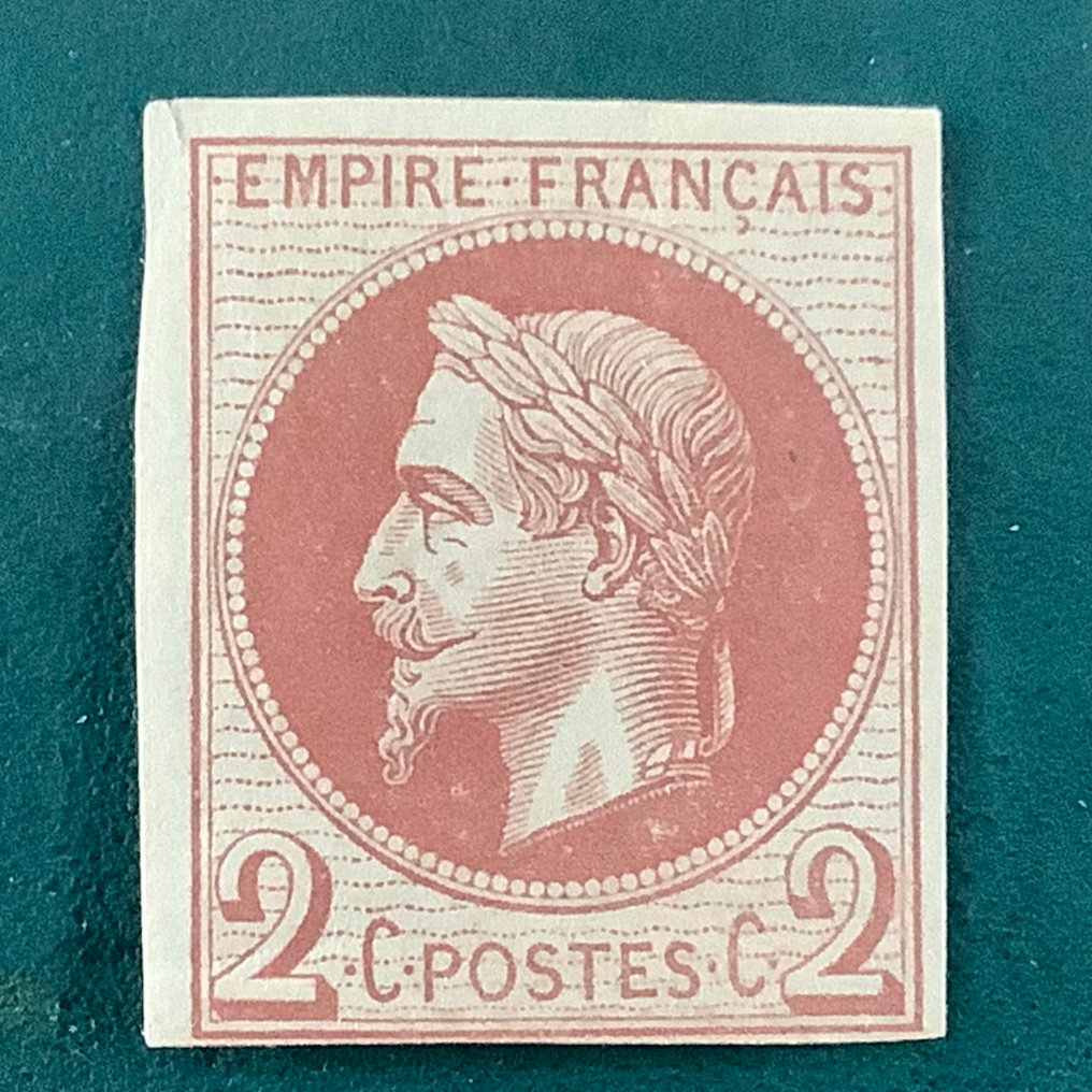 Francja 1862 - 2 cent Napoleon Lauree - Rotschild - Yvert 26Af #1.0