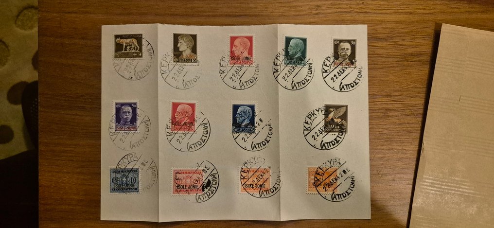 Ionian Islands 1941/1941 - ISOLE JONIE - Hellas 2020 315-327 #4.3