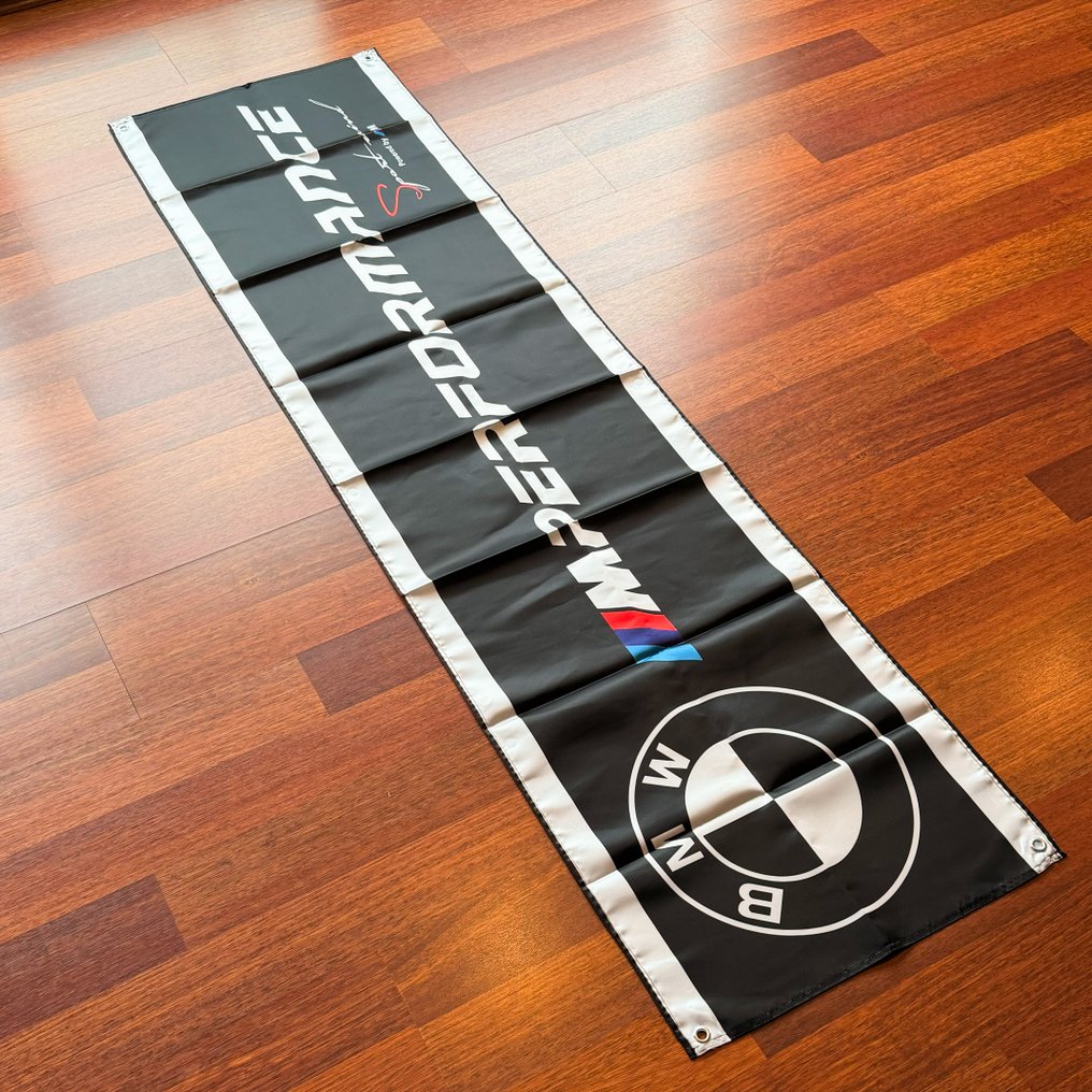 Drapeau - BMW - M Performance Signature – Racing Banner – 180 × 45 cm #2.1