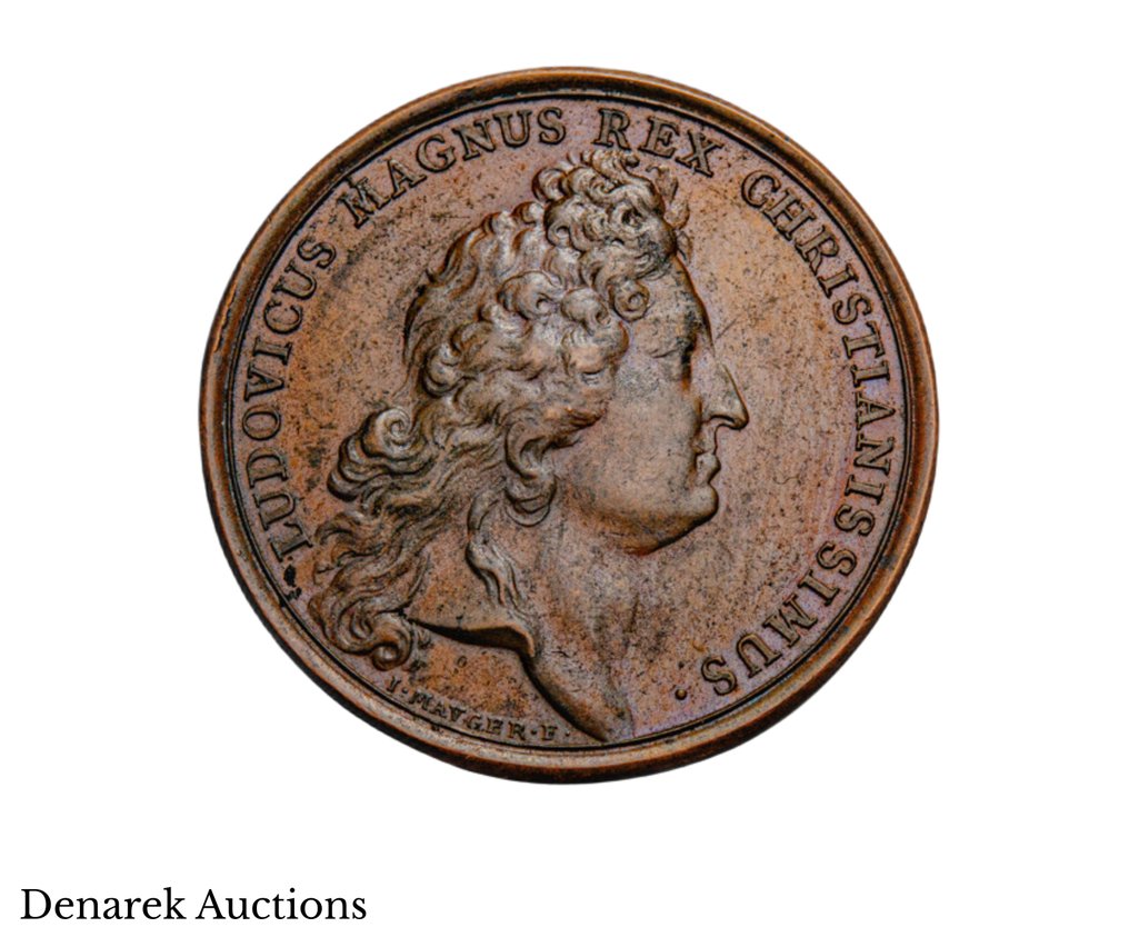 Frankrike. Historical Medal 1690 - The Conquest of Savoy (Ingen reservasjonspris) #2.1