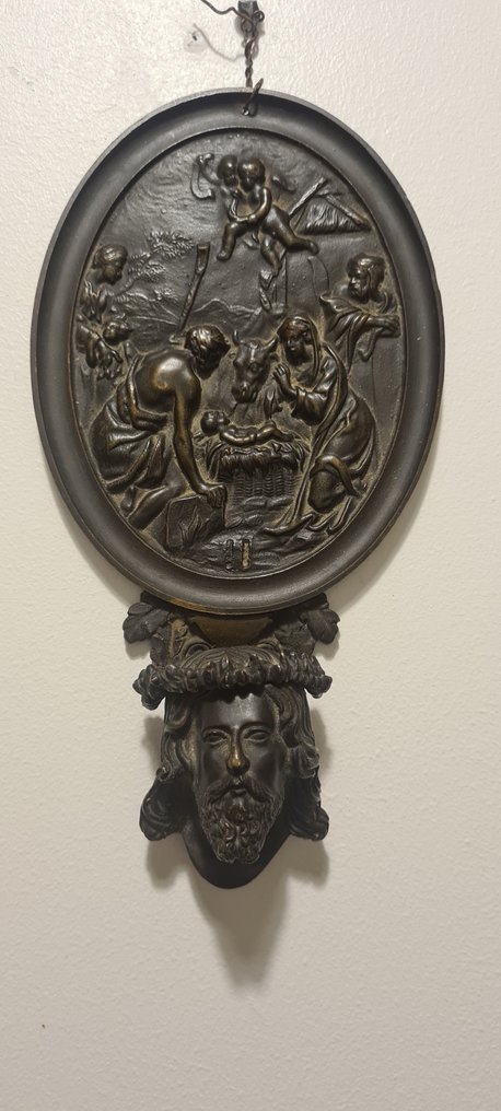 Αντίκες Κολυμβήθρα αγιασμού - 1800-1850 - Γέννηση - 23 εκ. #2.1