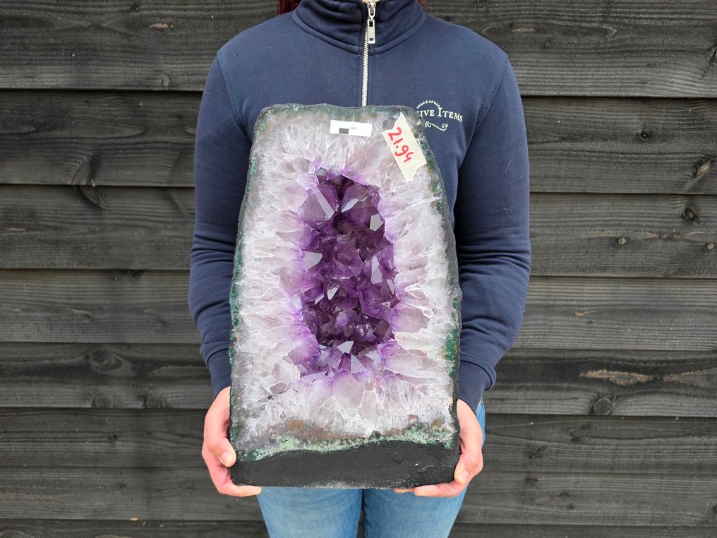 XL Amethyst Geode Amethyst - Height: 39.5 cm - Width: 24.5 cm- 21.94 kg #1.0