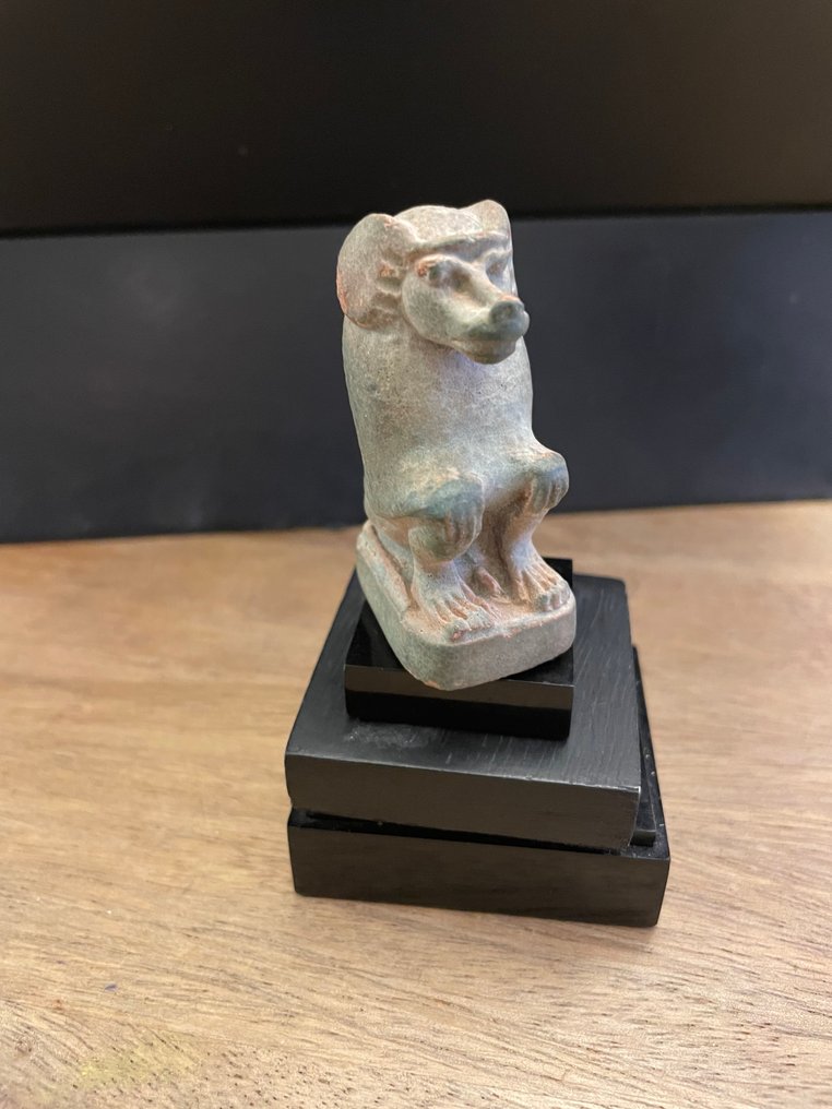 Αρχαία Αίγυπτος, ελληνορωμαϊκή εποχή Faience Amulet - 5.2 cm #1.0