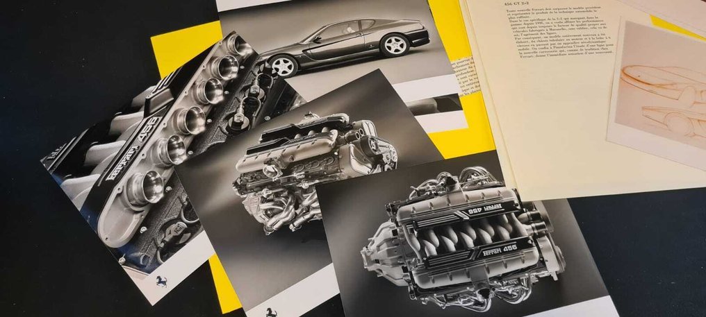 1992 FERRARI 456GT PRESSKIT FRENCH 654/91 - Brochure - 1992-1992 #1.0