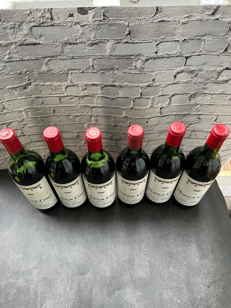 1979 Baron Philippe de Rothschild, Mouton-Cadet - Bordeaux - 6 Bottles (0.75L) #3.2