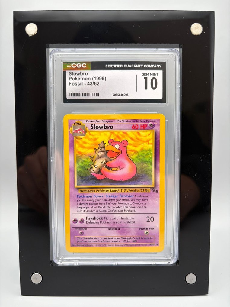 Pokémon Graded card - Slowbro - CGC 10 - WOTC - Fossil #1.0
