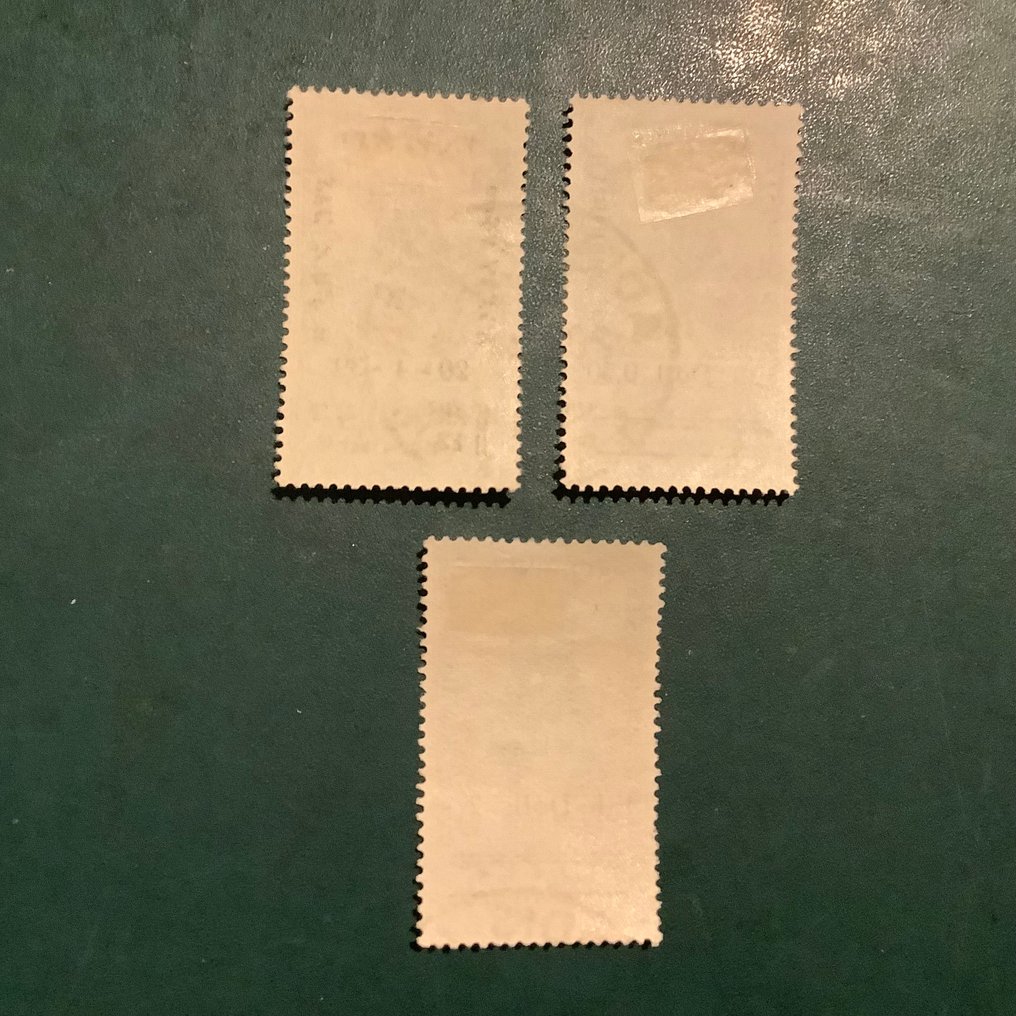 Ethiopia 1947 - Airmail series for the renovation of the Basilisk. - Michel 18/20 #4.3